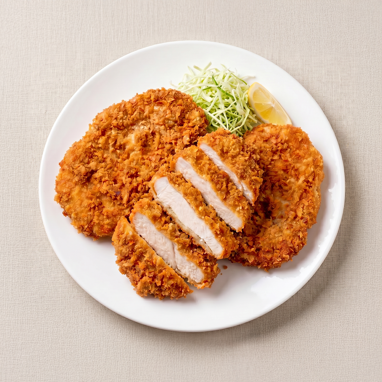 Chikin-kkaseu (Korean-style chicken cutlet) – housemade with sauce | Banchan365