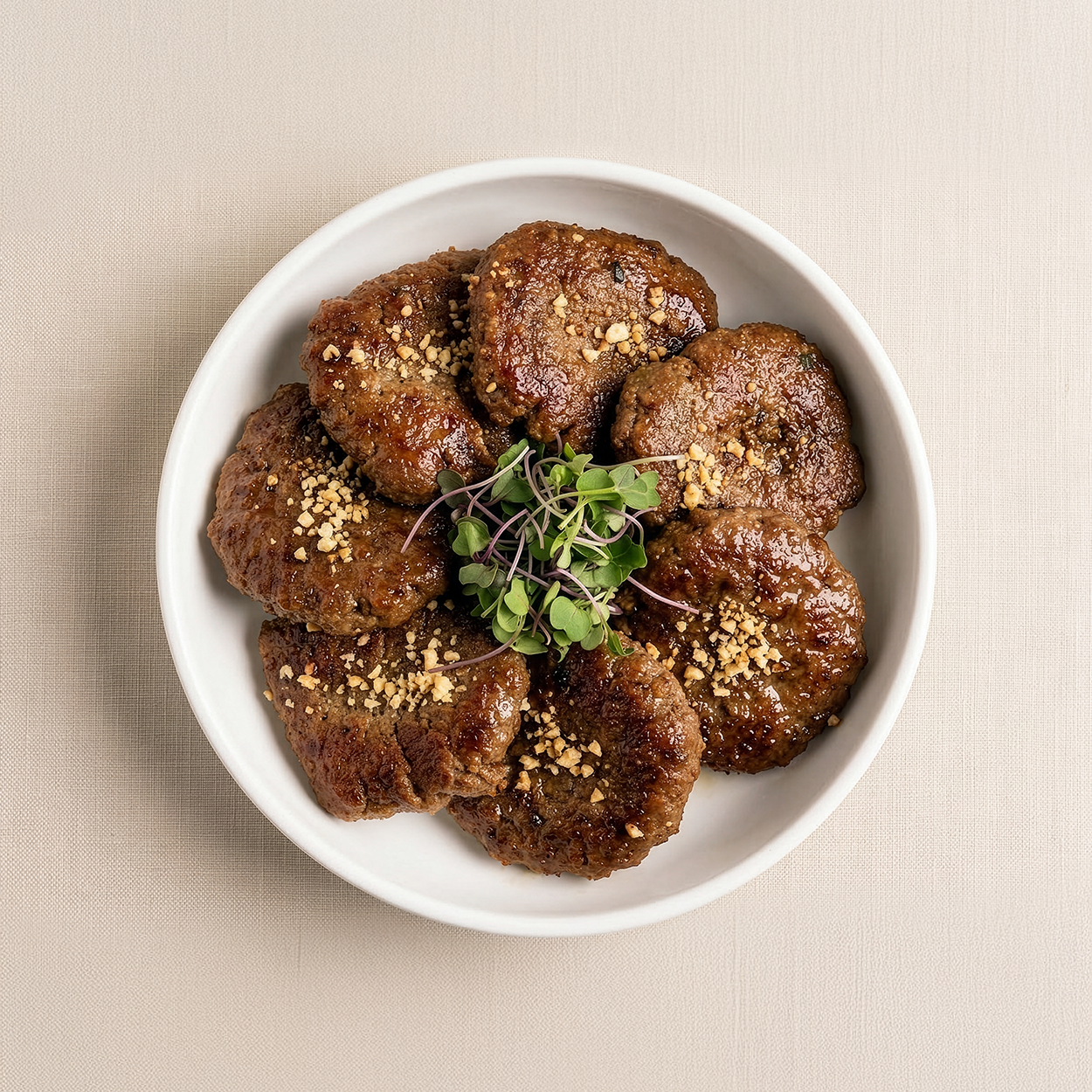 Songjeong tteokgalbi (Korean grilled short rib patties, Jeolla regional specialty) – 4 servings | Banchan365