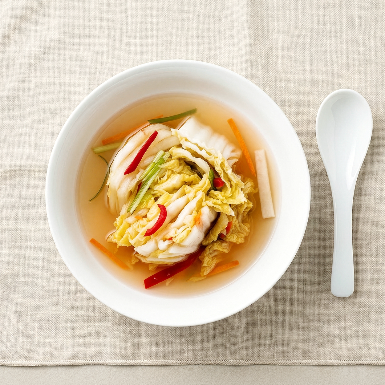 Baek-kimchi (Korean white kimchi, non-spicy) | Banchan365