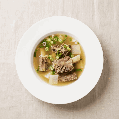 Banchan 365 Hearty galbitang, Korean beef short rib soup